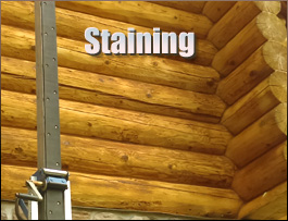  Richland County, Ohio Log Home Staining